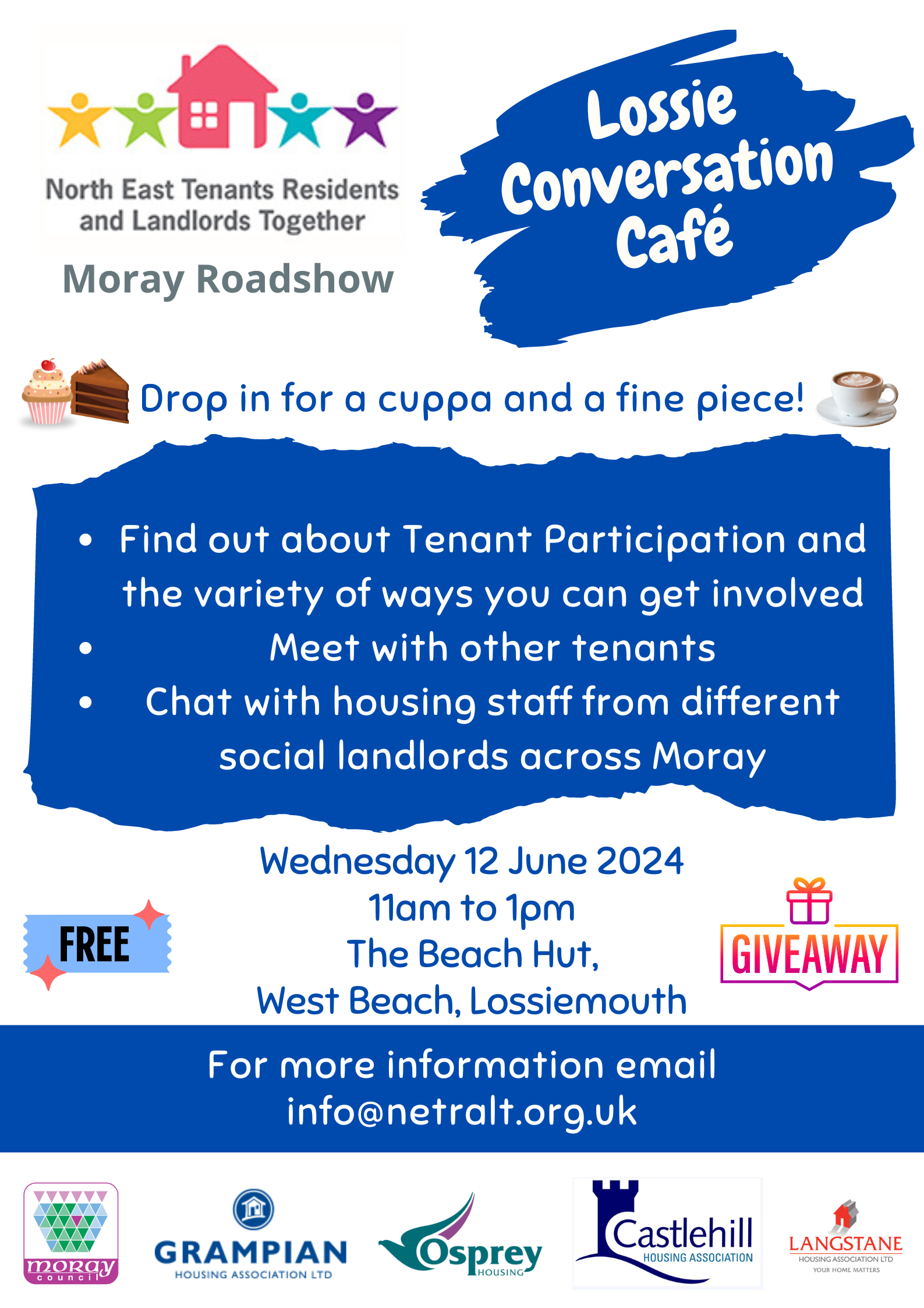 Lossiemouth Conversation Cafe flyer