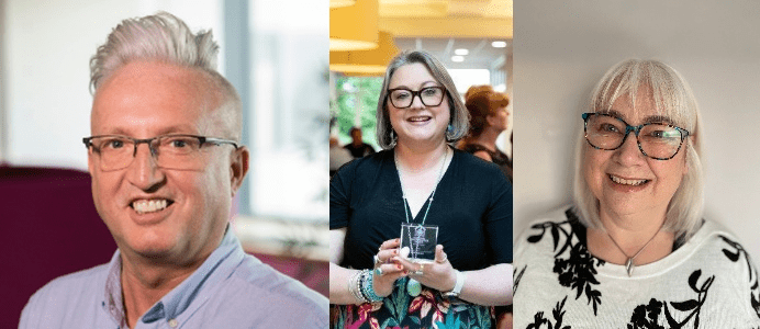 Colin Stewart, Louise McNeilage and Helen Barton